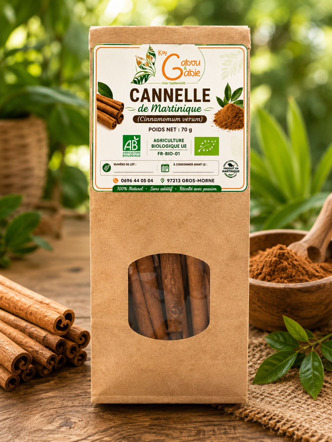 BATON CANNELLE BIO