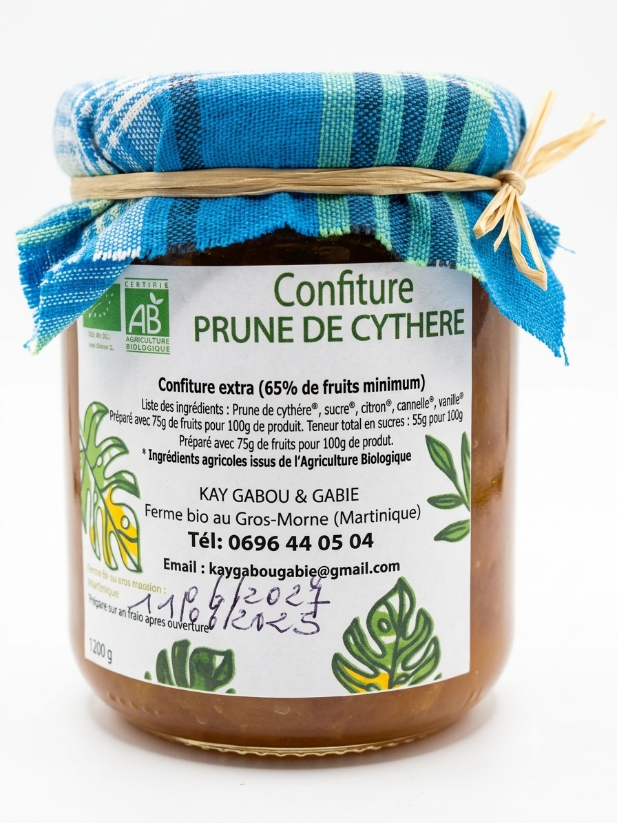 CONFITURE PRUNE DE CYTHERE BIO