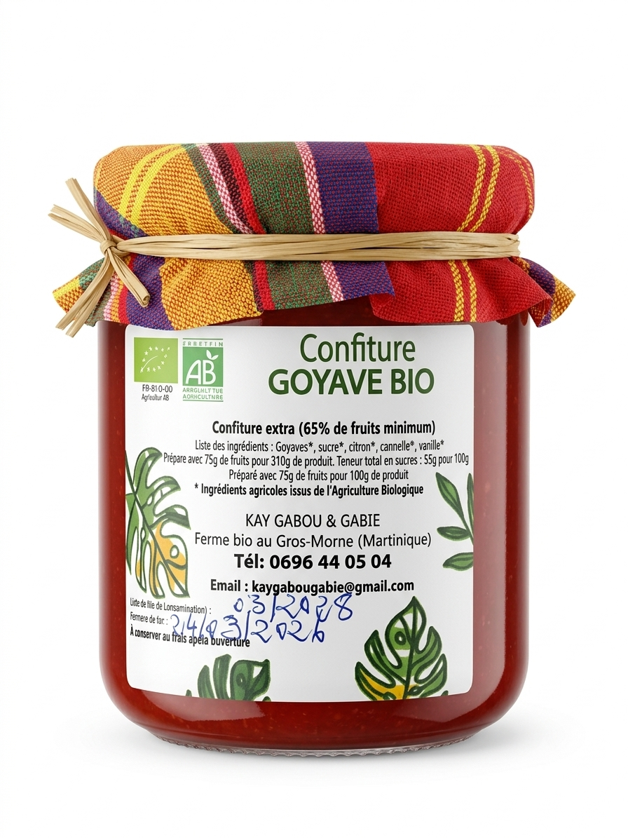 CONFITURE GOYAVE BIO