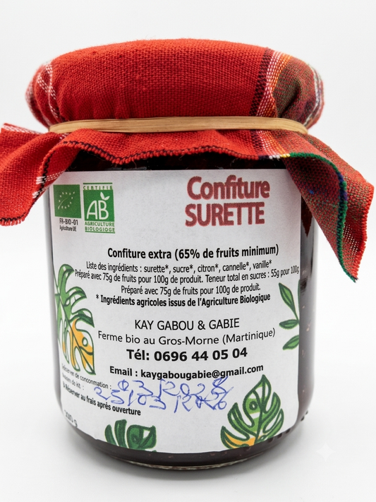 CONFITURE SURETTE BIO
